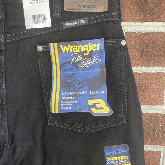 Vintage Wrangler Dale Earnhardt #3 Jeans Men's 34/30 Straight 100% Cotton NASCAR - Picture 8 of 9